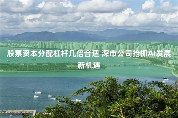 股票资本分配杠杆几倍合适 深市公司抢抓AI发展新机遇
